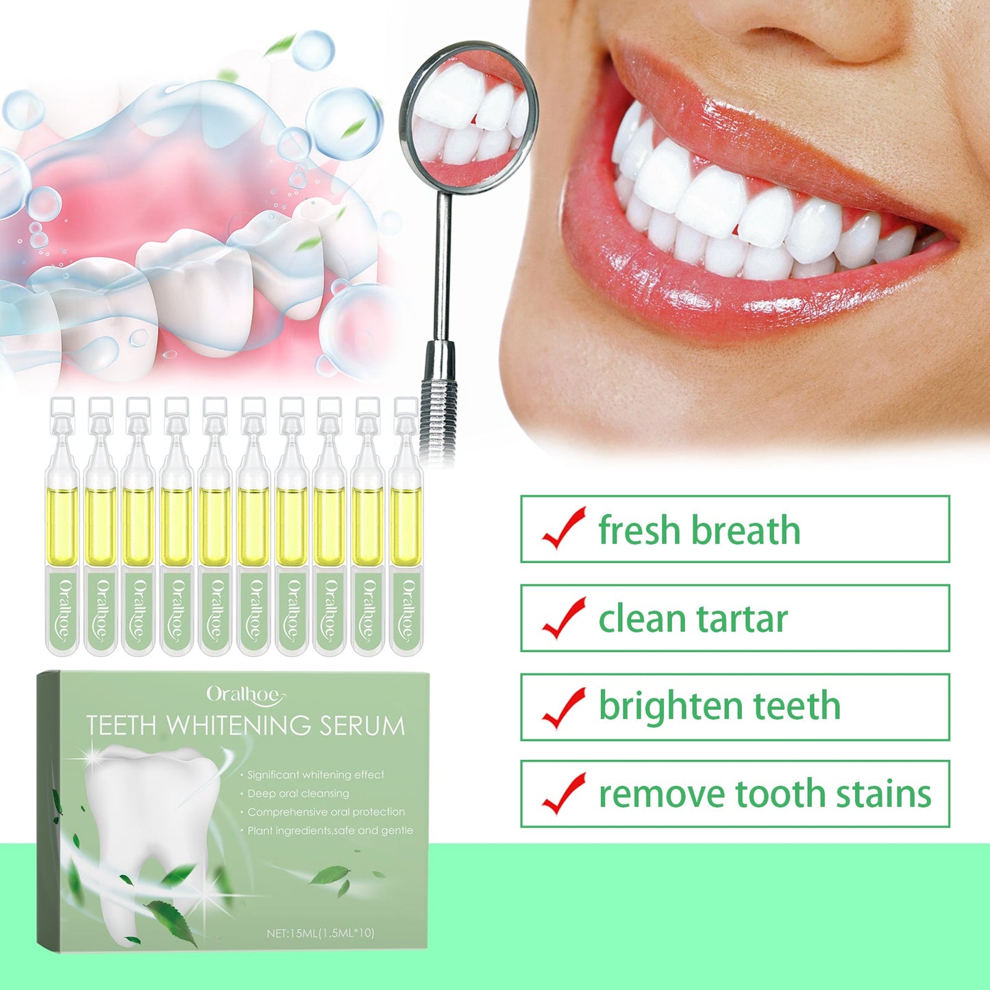 Premium Teeth Whitening Serum for Bright Smiles