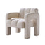 Chaise d'Accent en Boucle ÉléGante - Beige