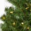 4.5' Hinged Tree with 200 Clear Lights-UL,Dia:32 - Korvel