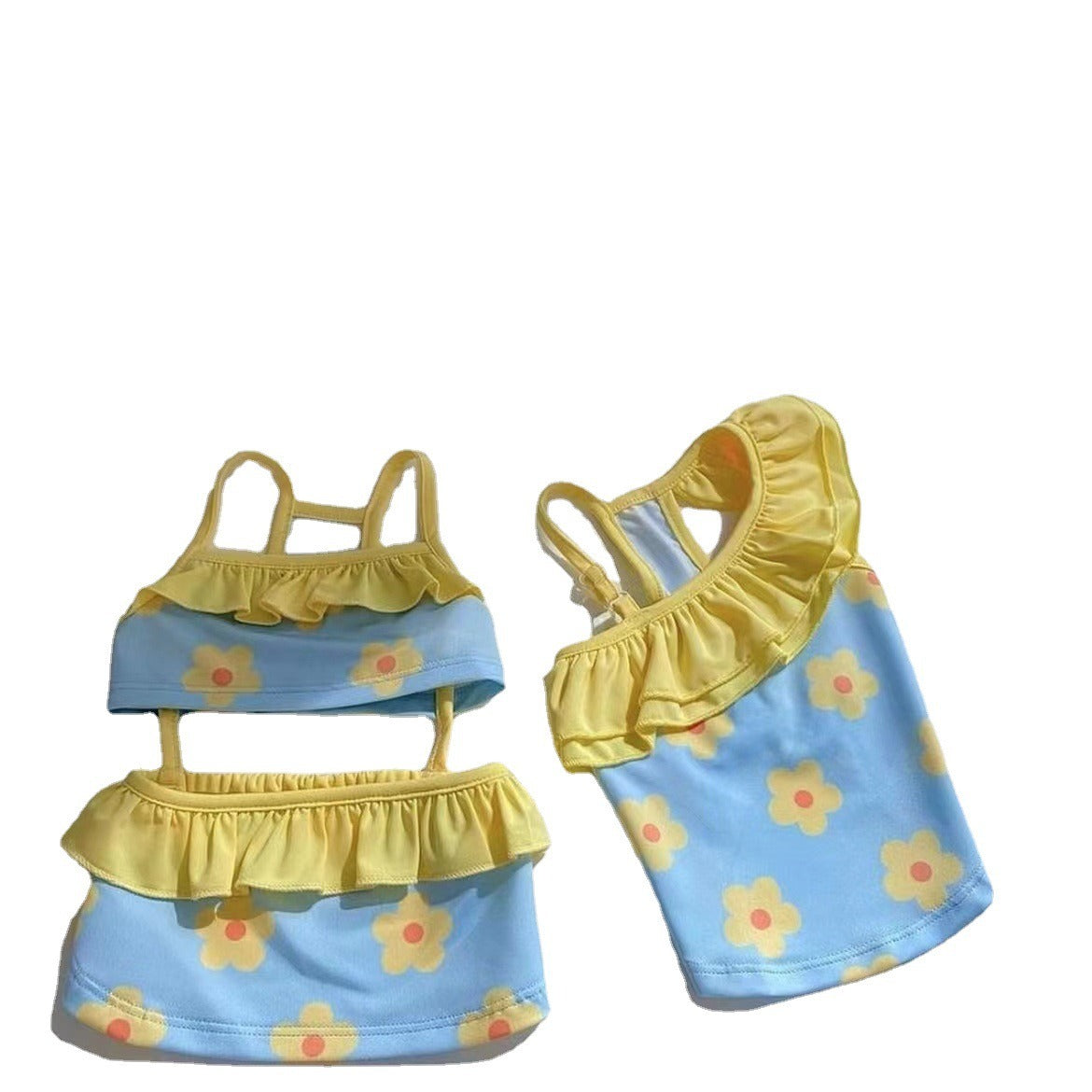 Pet swimsuit jumpsuit with bikini dog breathable vest swimsuit teddy bear - Korvel