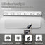 LED Modern Chrome Makeup Light, 6-Lights Acrylic Chrome Makeup Mirror Light - Korvel