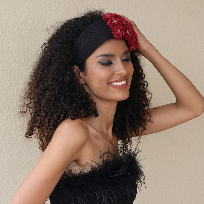 Large bandeau en tissu fait main