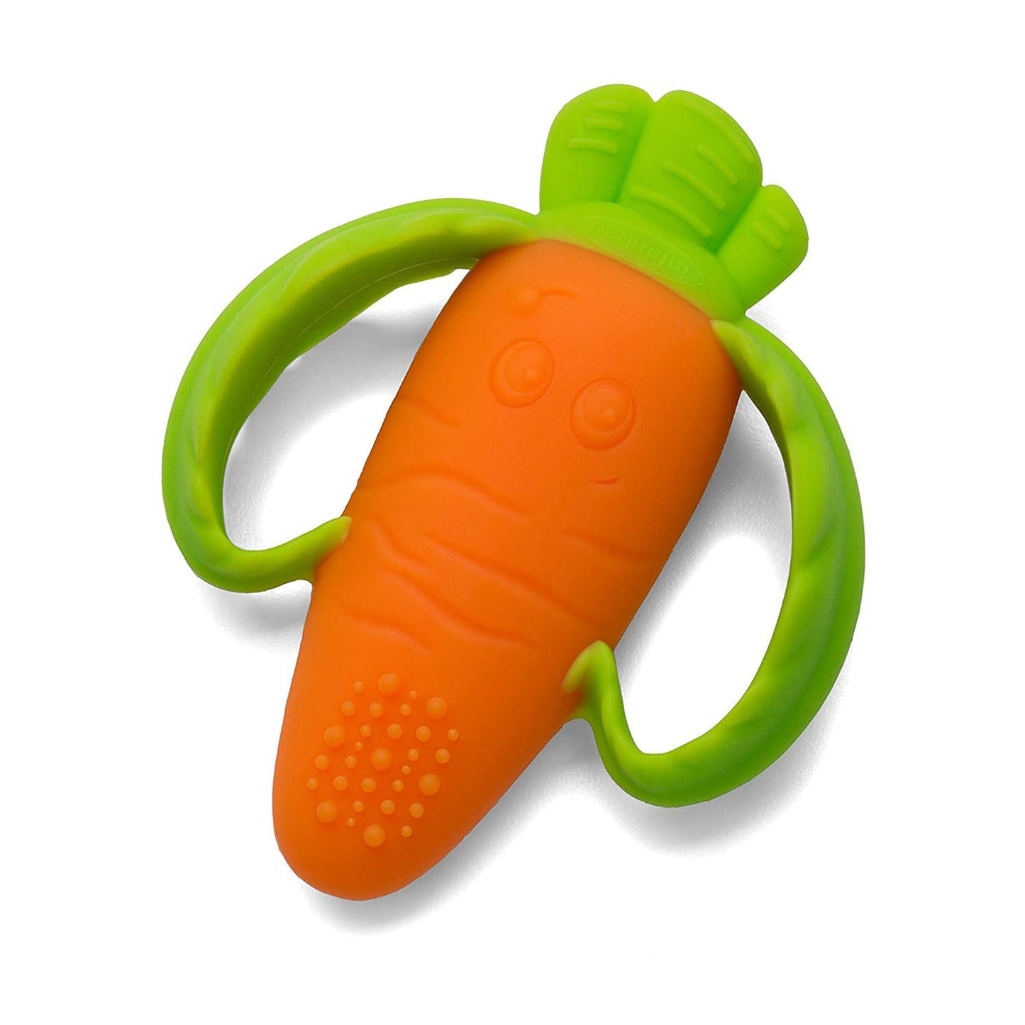 Carrot gum teeth grinder silicone soft teeth fixator children's toys anti eating hand grinding stick supplies - Korvel