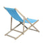 Beach Sling Patio Chair Set of 2,Wooden Folding Outdoor Chairs for Outside 3 Level Height Adjustable, Portable Reclining Beach C - Korvel