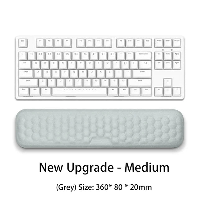 Keyboard mouse wrist rest ergonomic office typing protect relax wrist memory foam mouse pad computer notebook mouse pad - Korvel