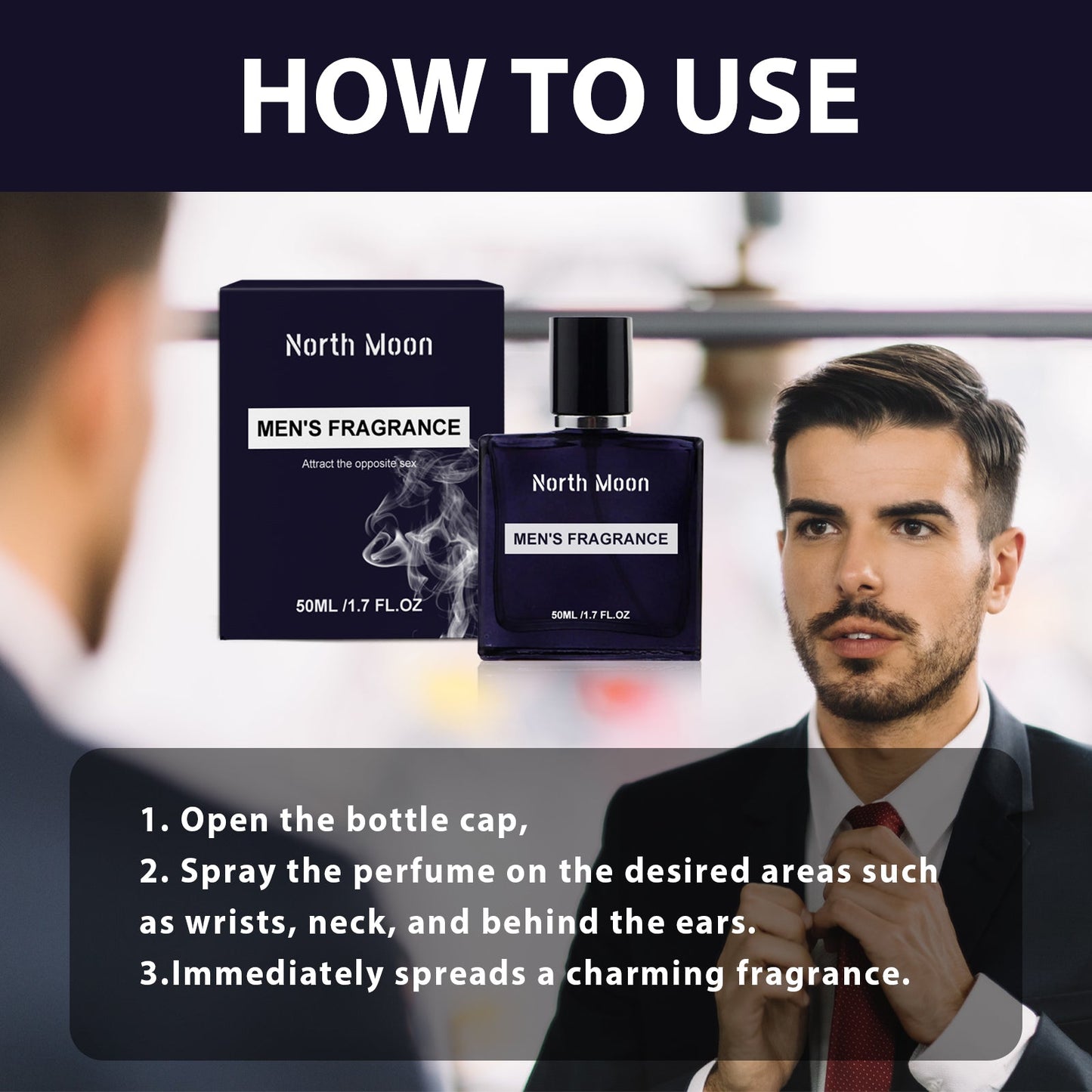 Eau de Parfum Charm para Hombres - Fragancia Fresca Duradera