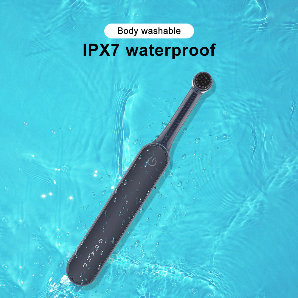 2-Speed Rotary Electric Toothbrush Rechargeable Adult Electric Toothbrush Waterproof Soft Bristle Couple Toothbrush - Korvel