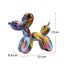 New black and white plaid balloon dog ornaments creative TV cabinet wine cabinet living room porch resin crafts - Korvel