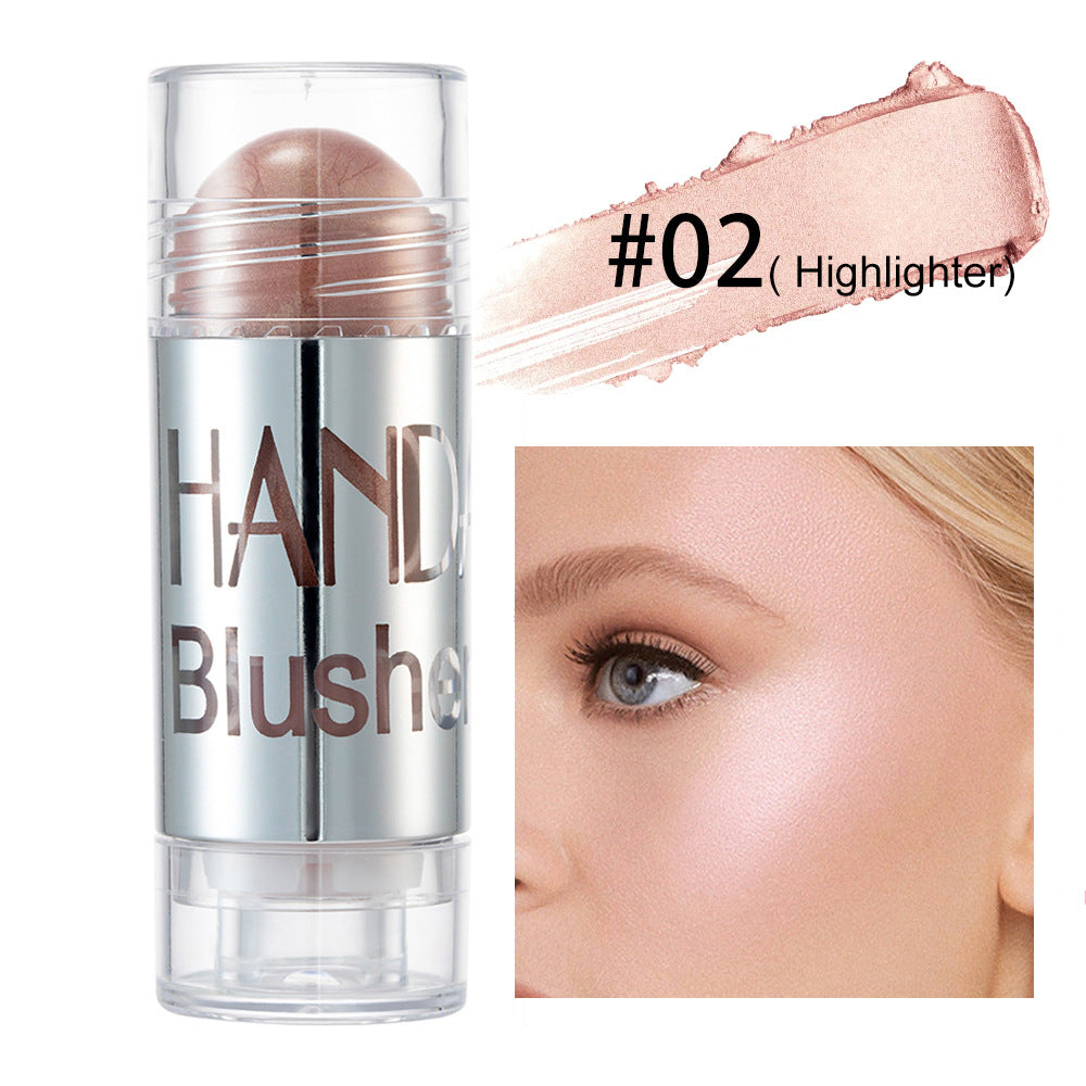 HANDAIYAN Chubby Crayon Blush Stick Moisturizing And Smooth Rouge Pen Blush Strip Cream Blush Stick Rouge - Korvel
