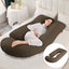 J-Shaped Pregnancy Pillow for Side Sleepers
