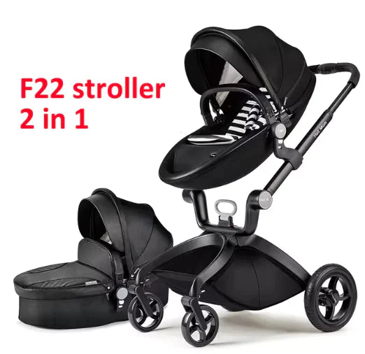 Cochecito Convertible de Lujo Plegable 3 en 1