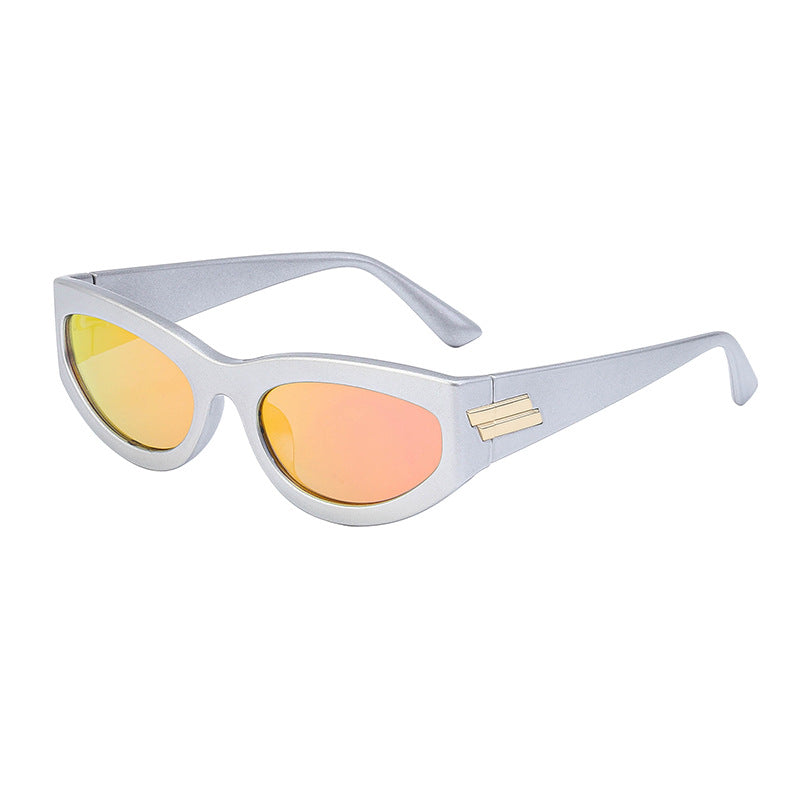 Personality Punk Style Small Box Sunglasses for Men Popular Sports Cycling Sunglasses for Women - Korvel