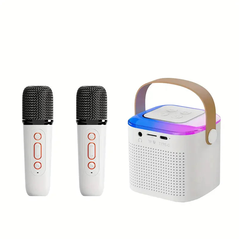 Machine de karaoké Bluetooth premium avec microphones doubles
