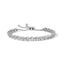 Pulsera de Tenis Ajustable Bolo de Oro Blanco de 14K con Diamantes
