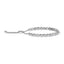Pulsera de Tenis Ajustable Bolo de Oro Blanco de 14K con Diamantes