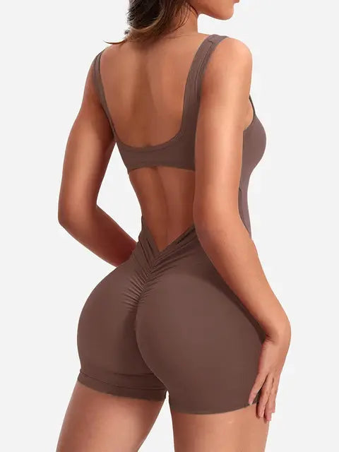 Women's Slim Fit Yoga Jumpsuit