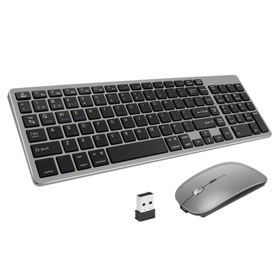 Charging Bluetooth the third mock examination wireless keyboard two zone digital mouse set for iPad game mute office - Korvel