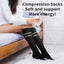 Pregnant women's elastic compression socks mid length calf socks pressure socks women's jump rope elastic cycling socks - Korvel