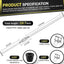 SealFlow Bleeder Hose Kit for Efficient Brake Maintenance