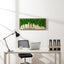 Los Angeles Moss City Silhouette Metal Wall Art Small - Korvel