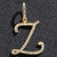 Hip Hop Grass Letter Pendant with Cuban Chain