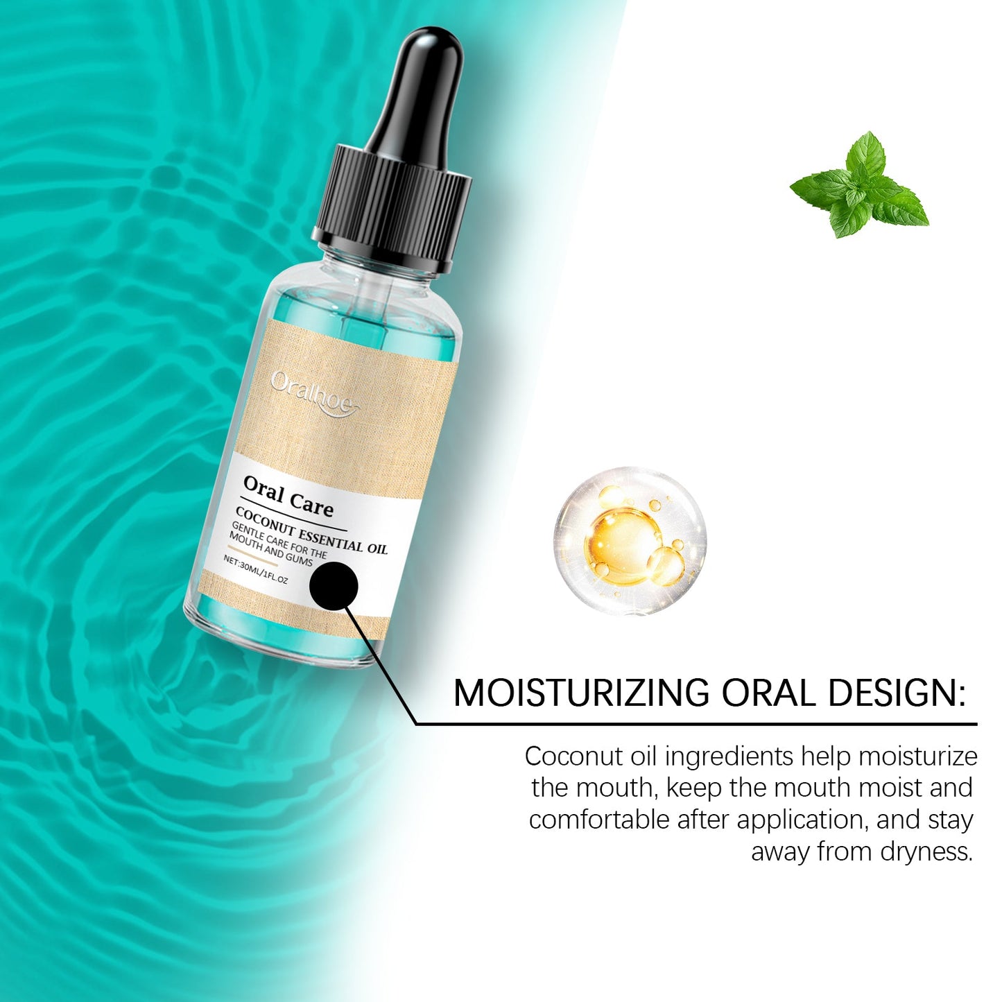 Enjuague Bucal de Coco Premium para un Aliento Fresco y Cuidado Oral