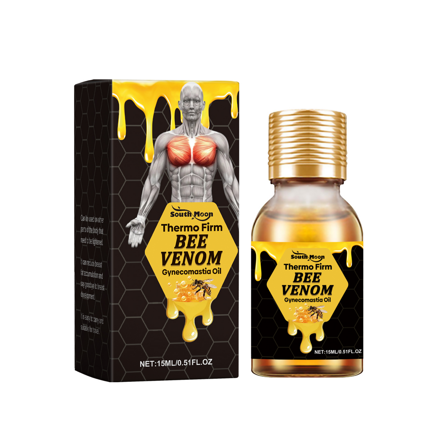 Men's Chest Nourishing Oil for Enhanced Skin Elasticity