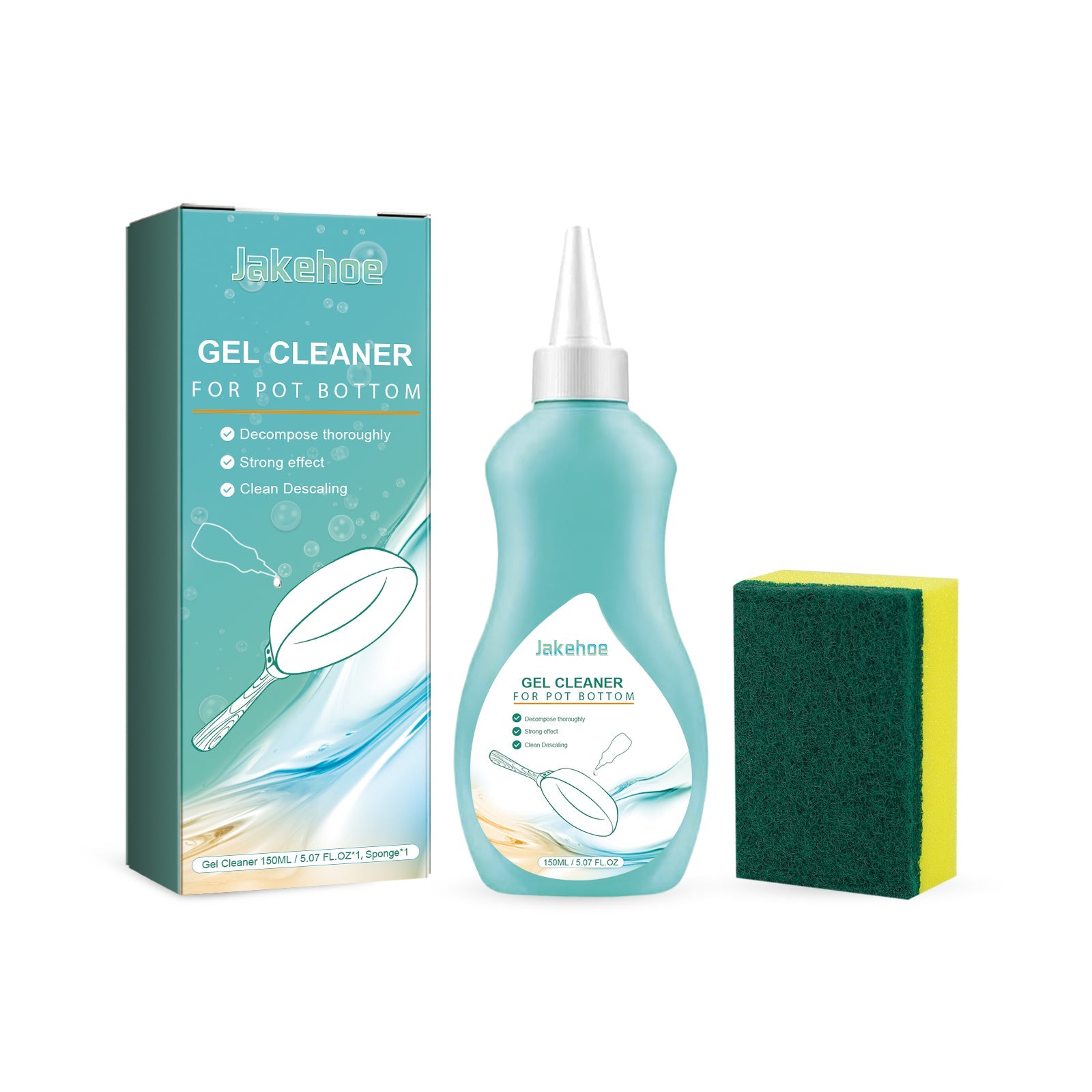 Gel Cleaner For Pot Bottom, Kitchen Cooktop With Cleaning Oil Stains And Rust Remover - Korvel