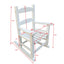 Children's rocking white chair- Indoor or Outdoor -Suitable for kids-Durable-populus wood - Korvel