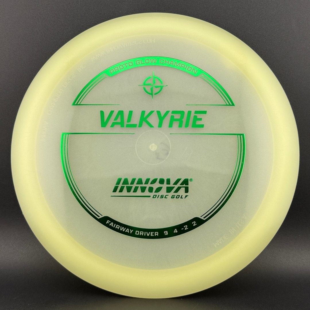 Proto Glow Champion Valkyrie Disc Golf Driver