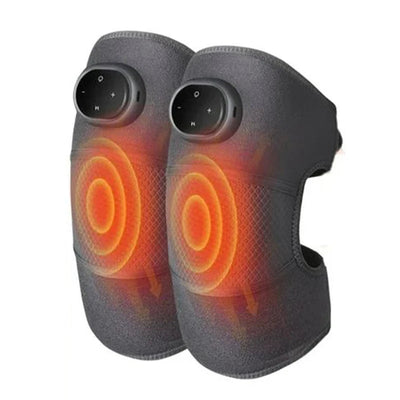 Electric heating knee pad self heating knee massager for keeping warm and treating pain in the knee joints of elderly cold legs - Korvel