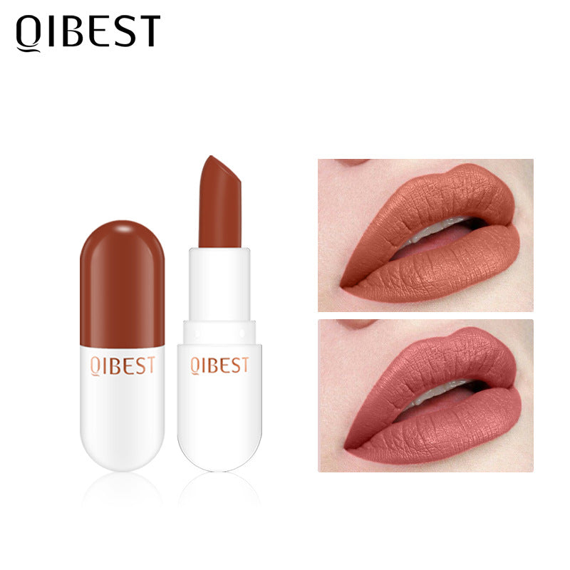 QIBEST Mini Capsule Velvet Matte Lipstick Set