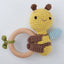 Carving Name Baby Soothing Bell Newborn Gift Bath Gift Knitted Cartoon Doll - Korvel
