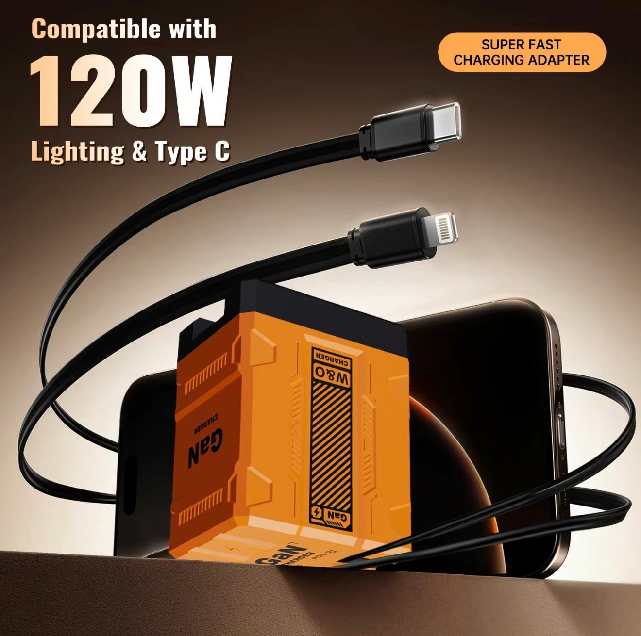 PowerLink Adapter Charger - 120W Fast Charging