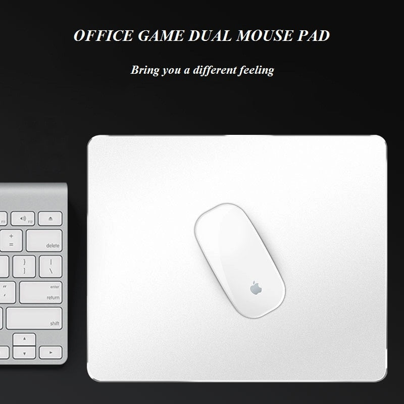 Premium Aluminum Alloy Mouse Pad - Sleek & Durable Design