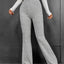 Stylish High-Waisted Micro Flared Pants for Women