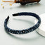Fish Line Braided String Crystal Hair Band Korean Temperament Senior Sense Wash Face Headband - Korvel