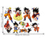 Dragon Ball Wall Sticker Wukong Saiya Decorative Painting Children's Room PVC Decorative Cartoon Sticker - Korvel