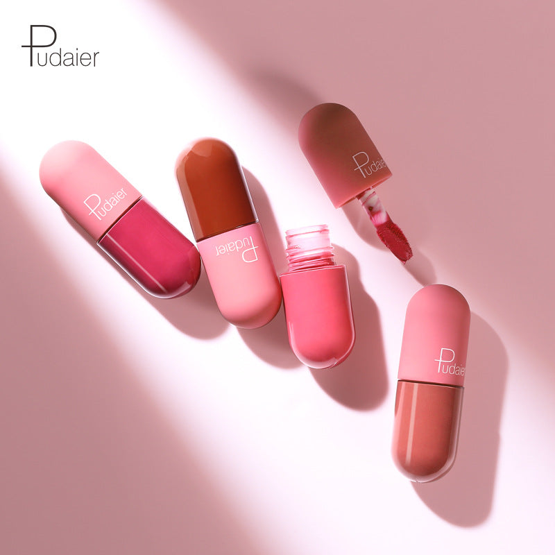 Pudaier Mini Capsule Lip Glaze - Velvet Fog Collection