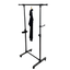 Heavy-Duty Rolling Clothes Hanger with Wheels - Black