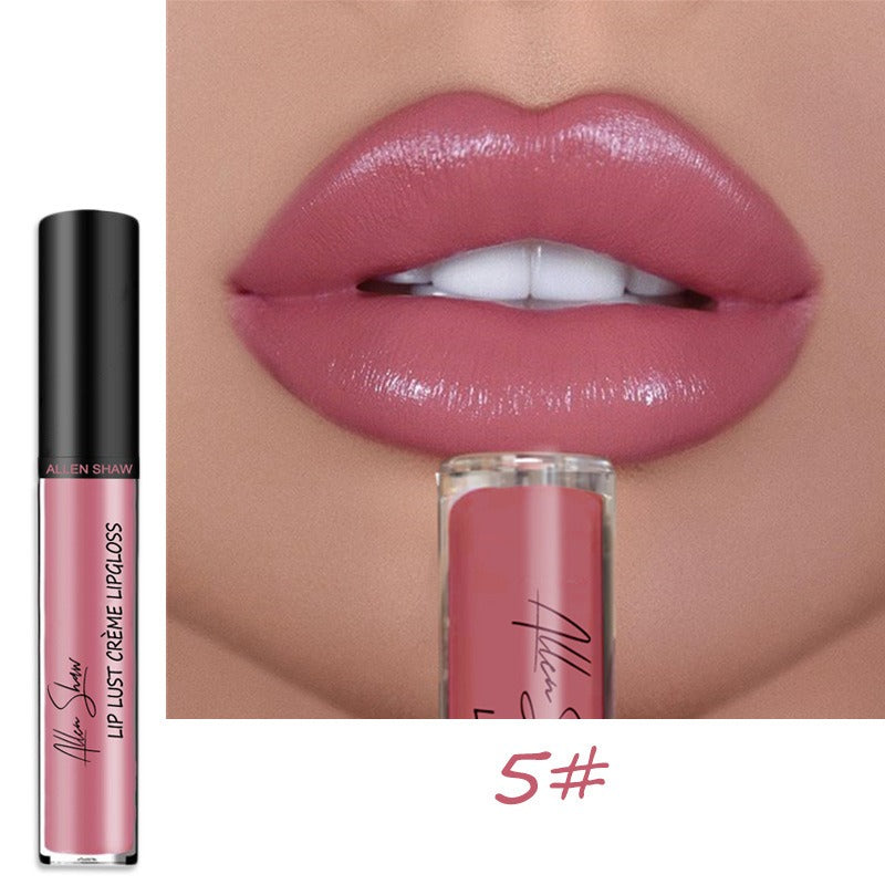 Lipstick Lip Glaze Allen shaw Creme Cream Lipstick - Korvel