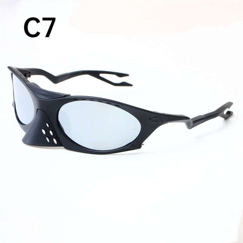 2025 Men's Outdoor Sunglasses: Y2K Cycling/Driving, Polarized, Windproof, INS Trendy - Korvel