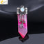 CSJA Vintage Large Natural Stone Sword-Shaped Pendant Jewelry Striped Crystal Agate Tiger Eye Jewelry Pendant Without Chain - Korvel