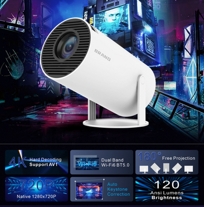 HY300/P30 4K Android 11 Game Console with HD Projection