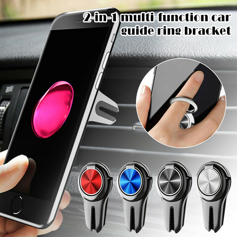Multipurpose Mobile Phone Bracket Car Vent Holder Stand Universal 360 Degree Rotation for iPhone Sumsung Huawei - Korvel
