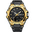Men's dual display waterproof electronic watch, outdoor sports timing multifunctional quartz electronic watch, shock resistant student watch - Korvel