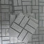 Plastic interlocking deck tiles, 36 pieces, 12 inch x 12 inch waterproof terrace tiles, with strong drainage design in grey - Korvel