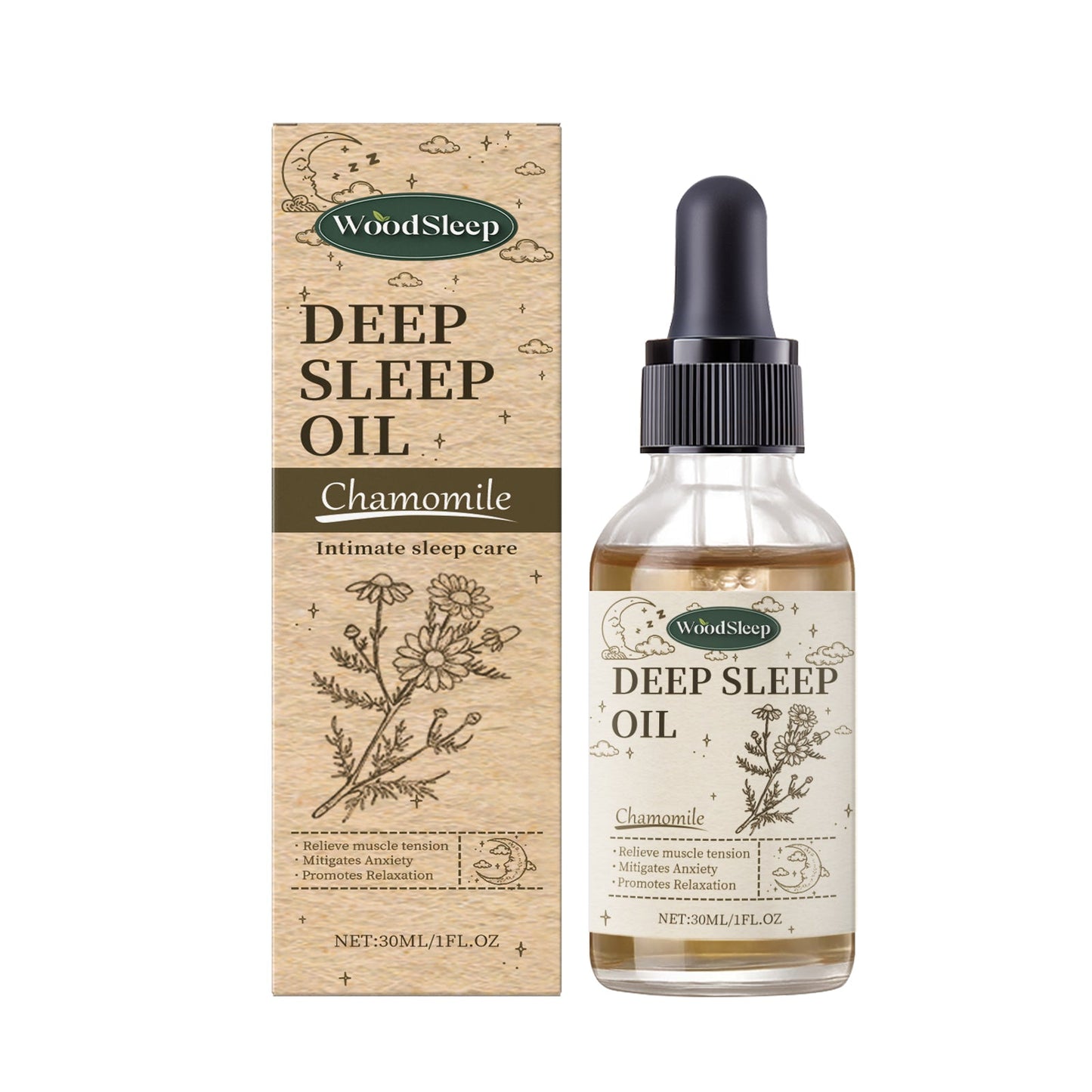 Chamomile Sleep Essential Oil - Hydrating Body Care Oil