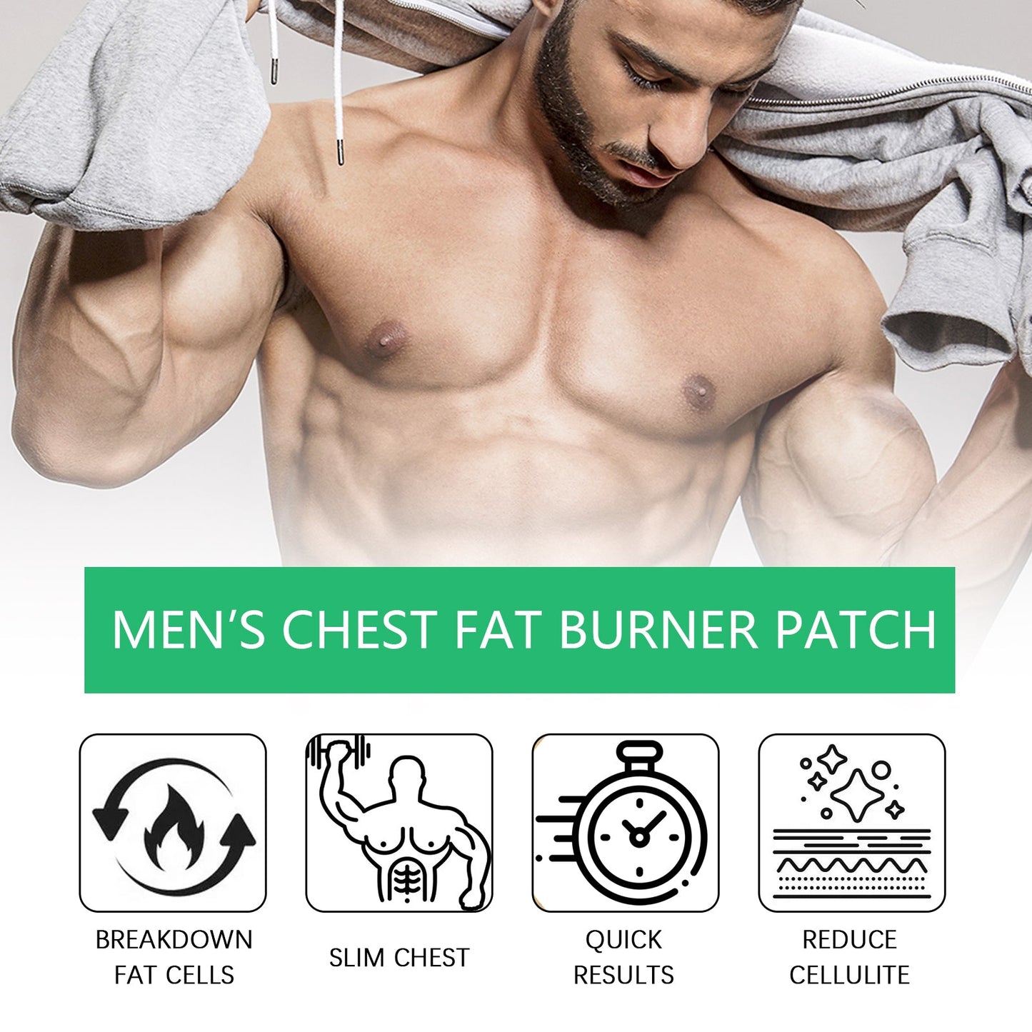 Men's Chest Firming Patch for Enhanced Contour