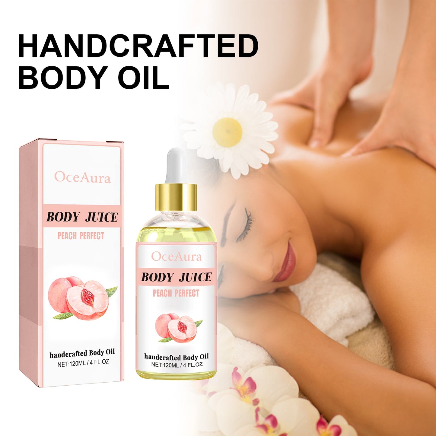 Handcrafted Body Oil, Hydrating And Moisturizing Essential Oil For Firming And Soothing Skin - Korvel